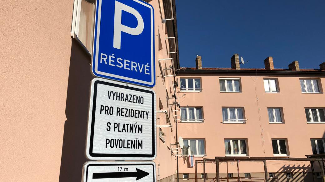 Parkovací zóny v Nových Hradech