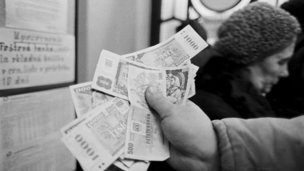 Výměna federálních československých peněz
