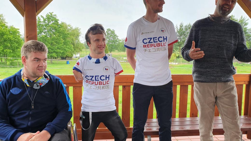 Do budějovické Arpidy dorazili bývalý lyžař Martin Jakš a vítěz paralympijských her Arnošt Petráček