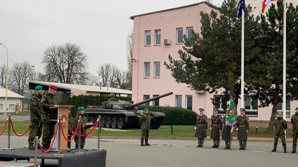 Jmenování nového velitele pozemních sil české armády v Olomouci