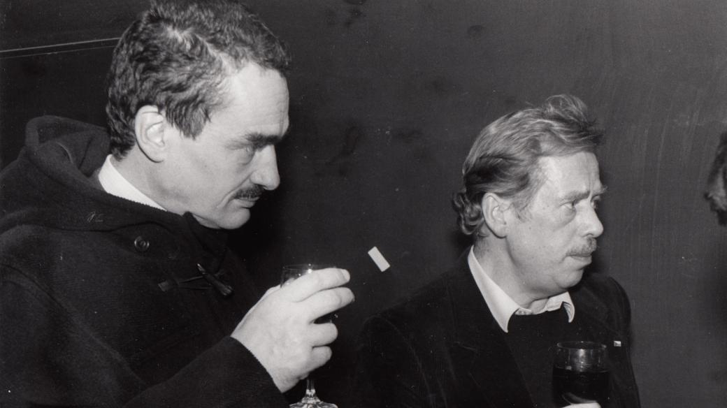 Karel Schwarzenberg a Václav Havel