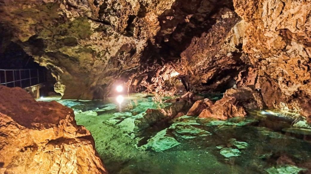 Největší podzemní jezero v Čechách