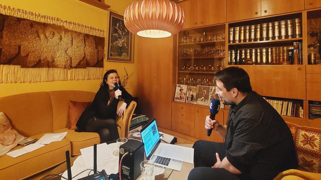 Zuzana Lapčíková v rozhovoru s redaktorem Jaroslavem Kneislem