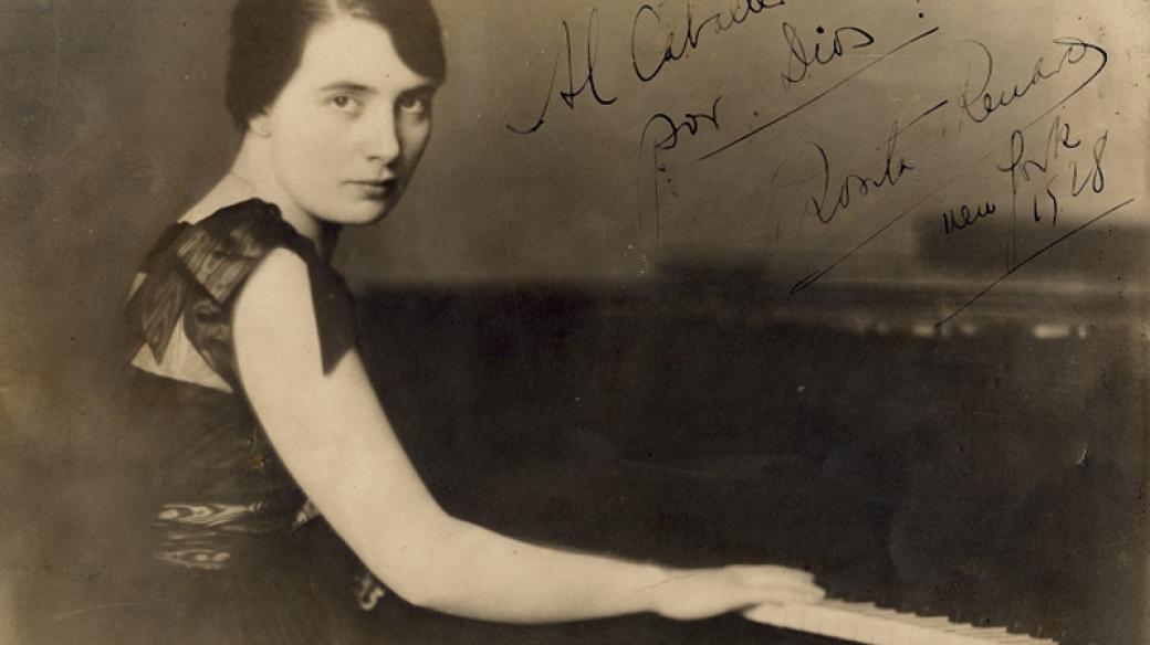 Čilská pianistka Rosita Renard (1894-1949)
