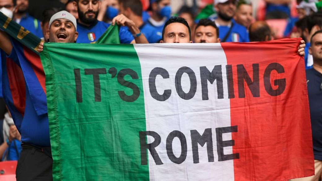 Italští fanoušci na Euru 2020