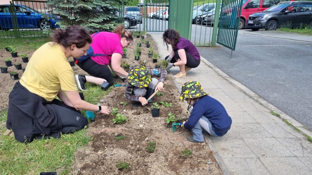 Děti z Mateřské školy Duha v Třebíči mění zahradu svojí školky na hmyzí ráj