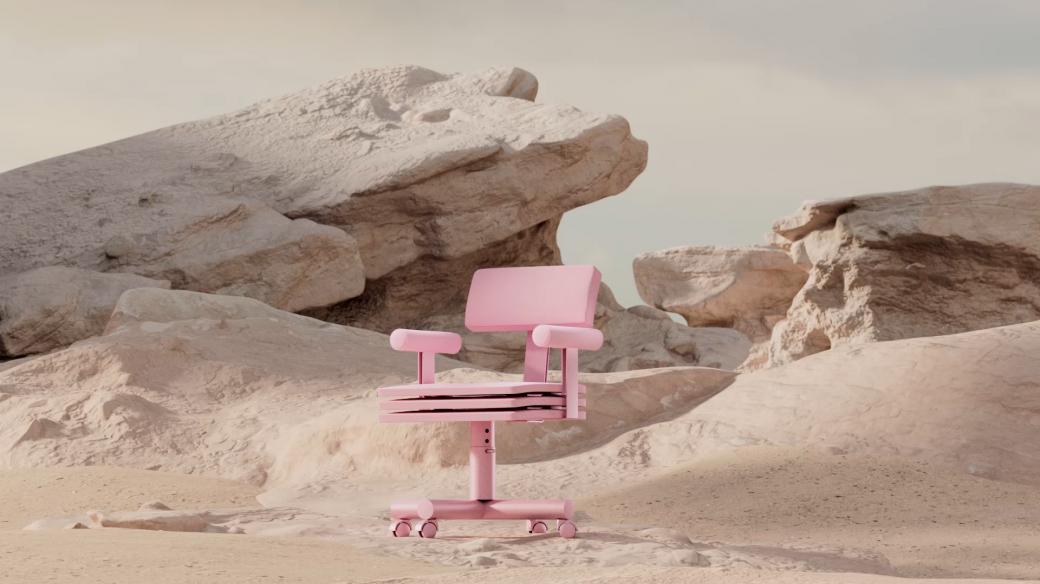Virtuální židle ABBA argentinského designéra Andrése Reisingera