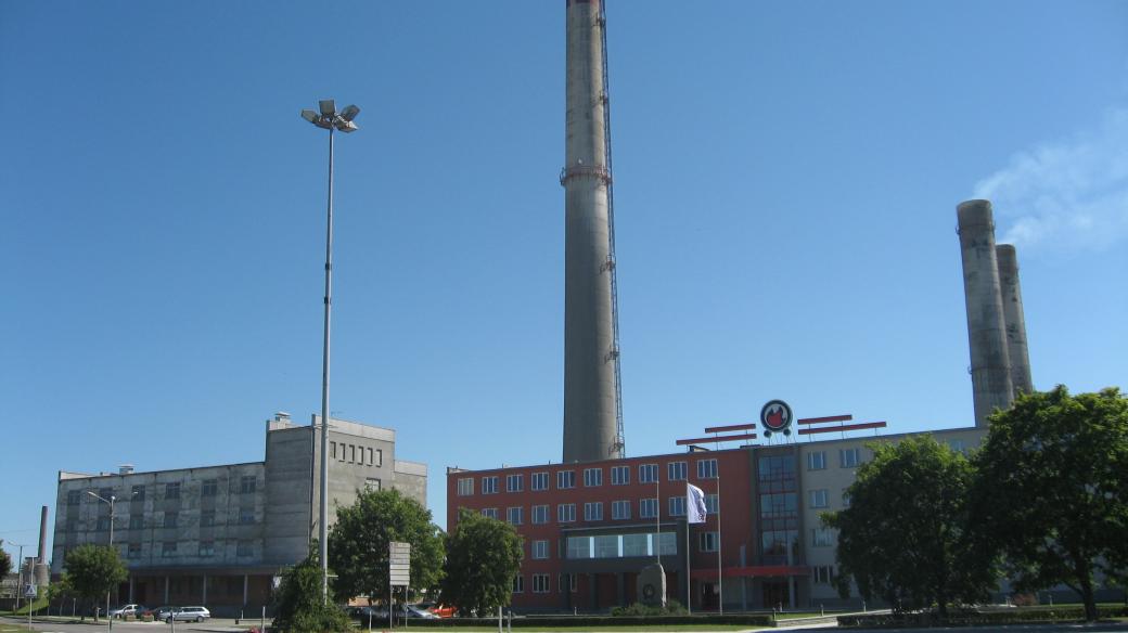 Vstup do cementárny v estonském městečku