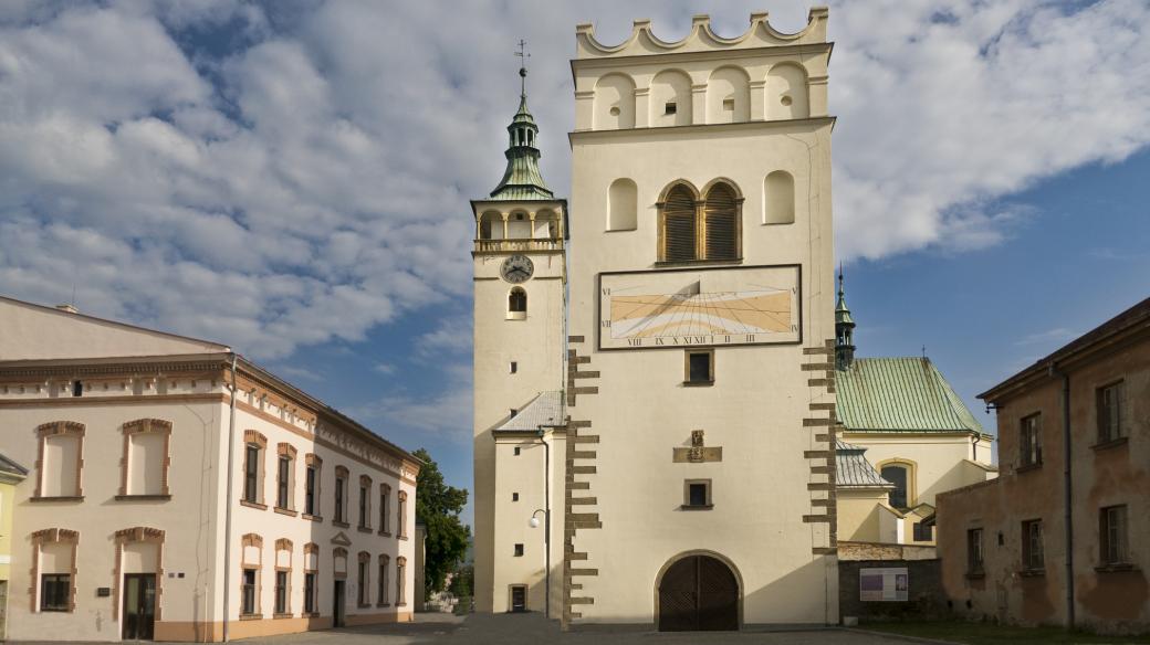 Zvonice kostela v Lipníku nad Bečvou