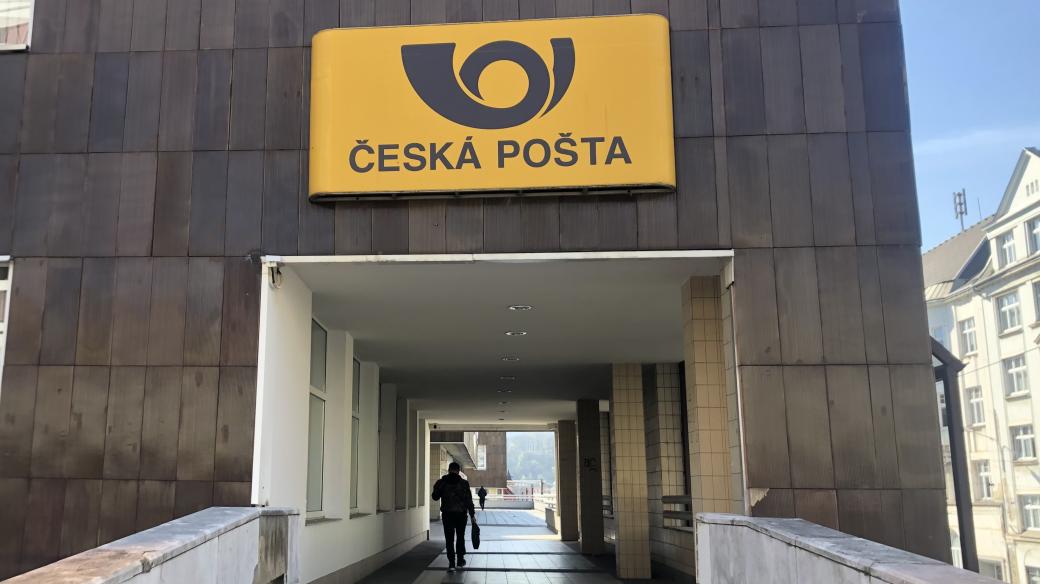 Česká pošta na Masarykově ulici v Ústí nad Labem