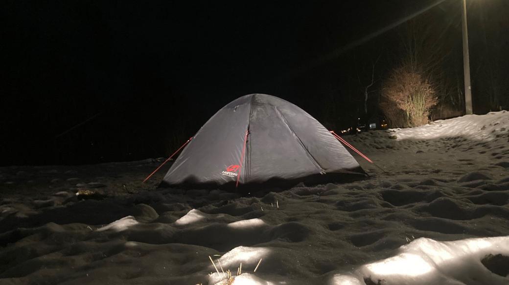 V Krásné Lípě na Děčínsku se koná nejsevernější zimní táboření