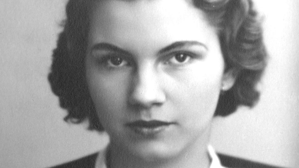Hana Krupková asi v roce 1938