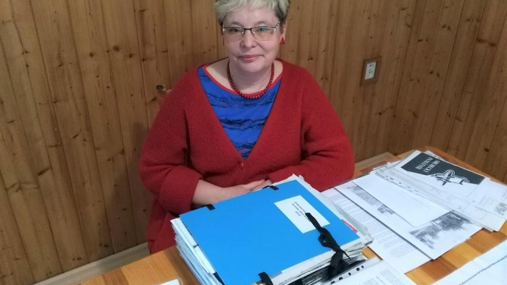 Zuzana Vyhnálková, kronikářka obce Srubec