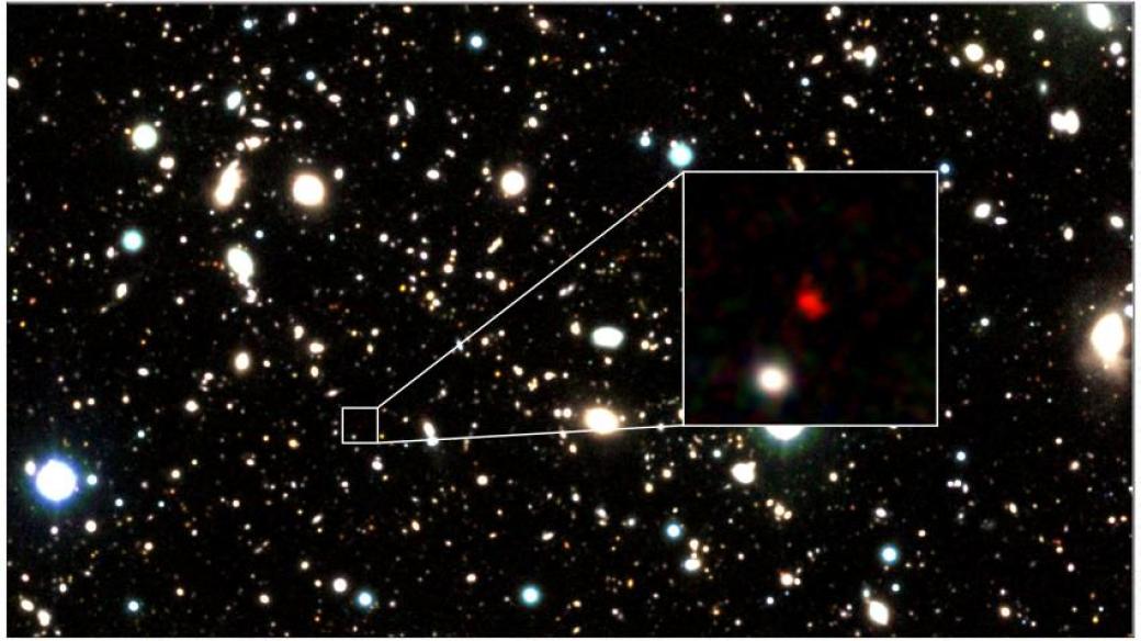 HD1, jedna z prvních galaxií po velkém třesku