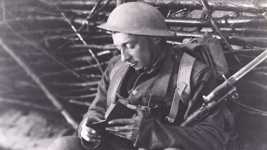 Voják na frontě první světové války