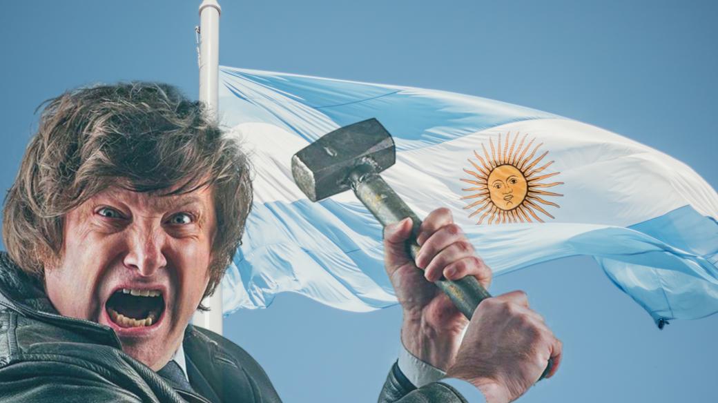 Argentinský prezidentský kandidát Javier Milei