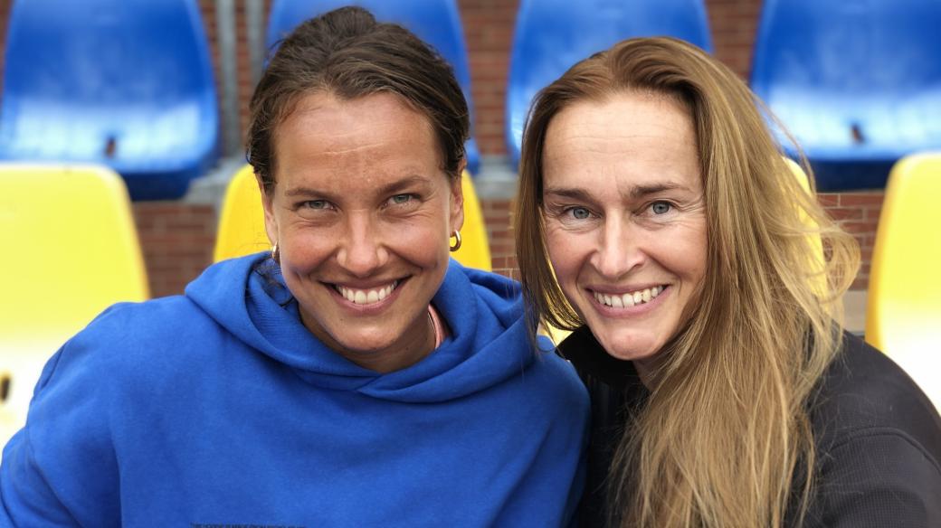 Tenistka Barbora Strýcová si povídala s Lucií Výbornou