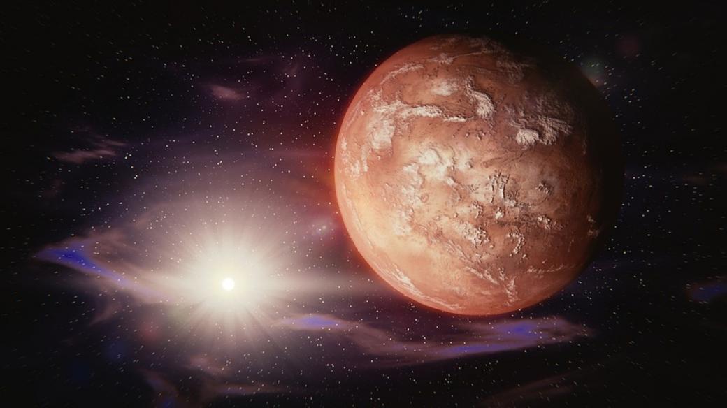 Mars, vesmír, planety (ilustr. foto)