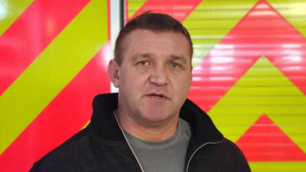 Ostravský hasič Miroslav Šín