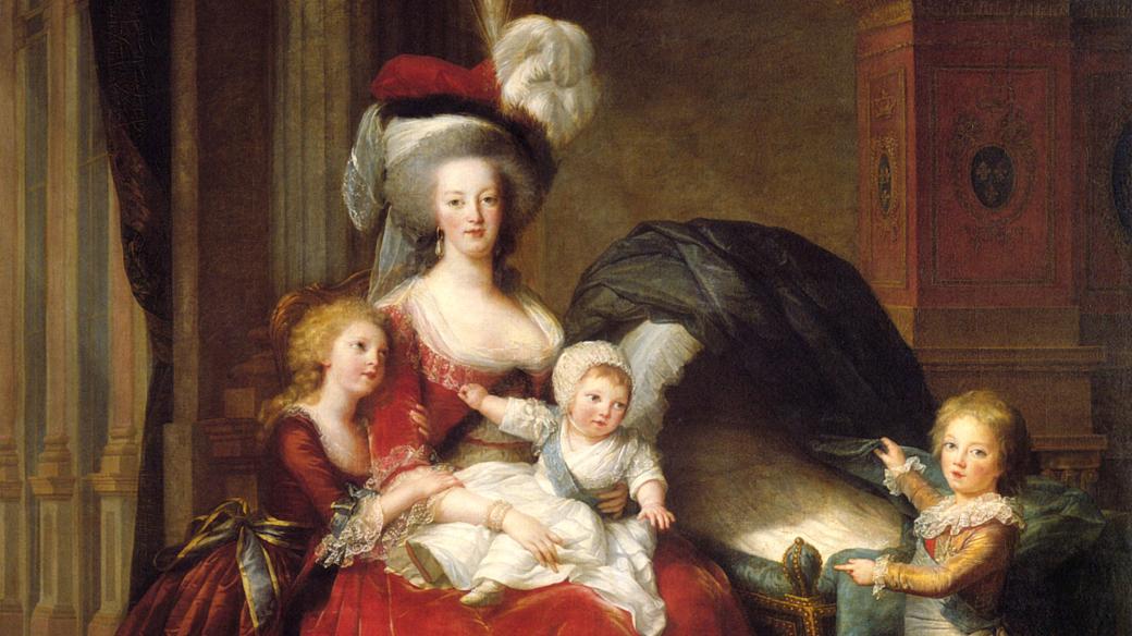 Marie Antoinetta s dětmi od Elisabeth Le Brun v roce 1787