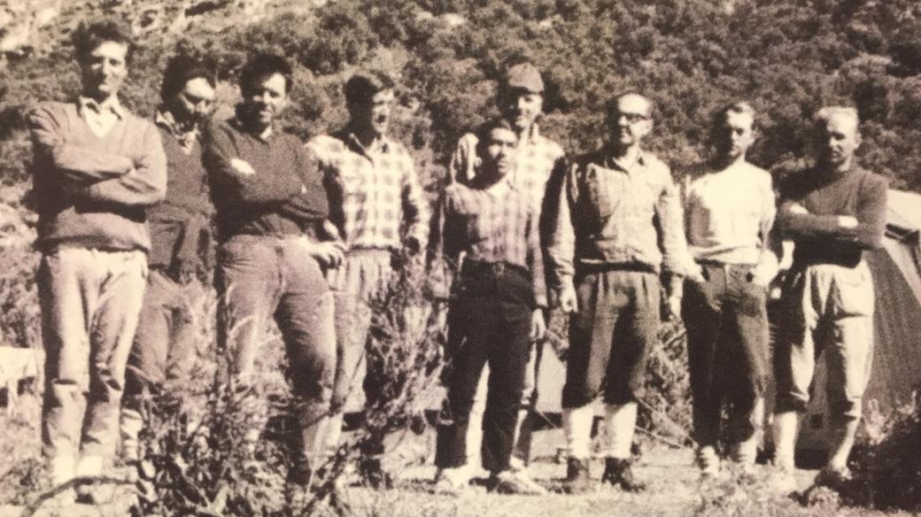 Reprodukce fotografie: Členové Expedice Peru 1970, kteří na výpravě zahynuli