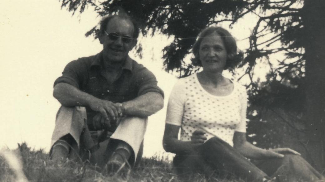 Miroslav Kabelka a Jiřina Čechová v roce 1976