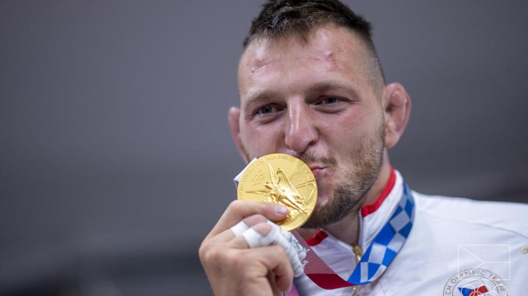 Judista Lukáš Krpálek přidal v Tokiu do sbírky druhou zlatou medaili