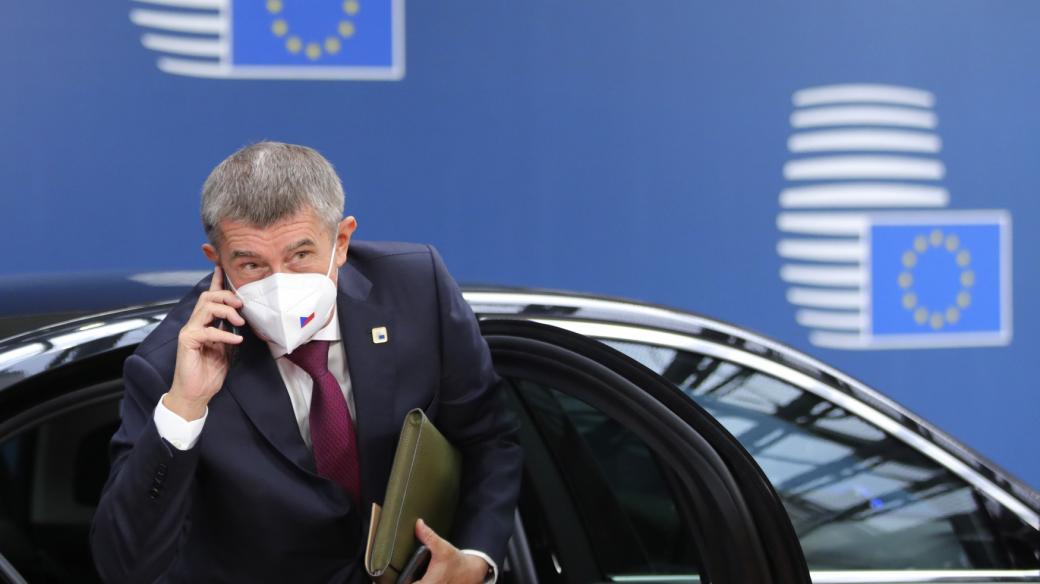 Andrej Babiš přijíždí na summit EU v Bruselu