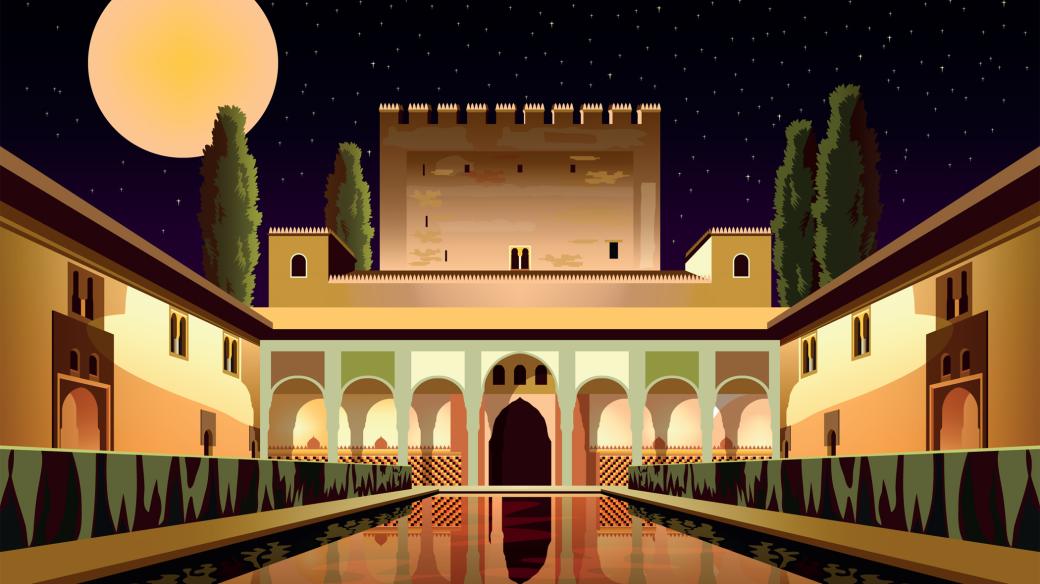 Vypravte se k tajemnému paláci Alhambra
