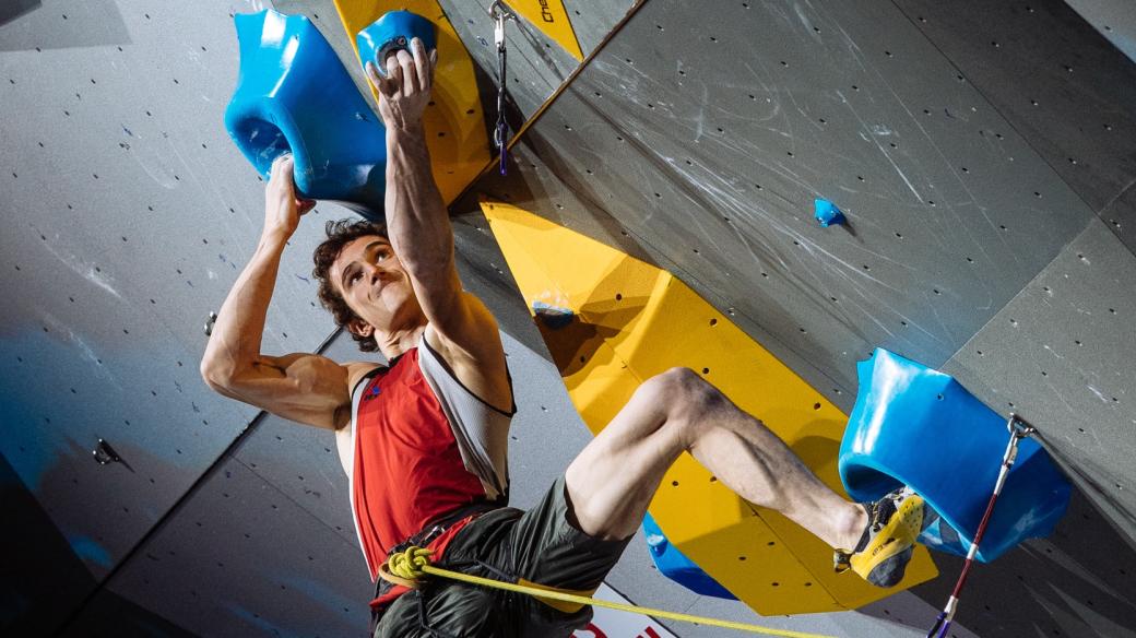 Adam Ondra na MS v lezení na obtížnost
