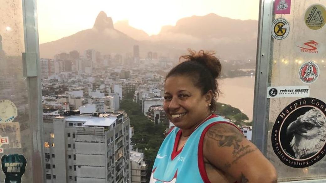 Katia Marcusová, vůbec první žena, která se v Brazílii začala věnovat boxu