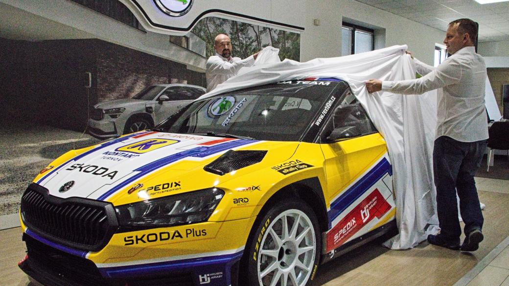 Kontakt Škoda Team v Turnově představil novou Fabii RS Rally 2