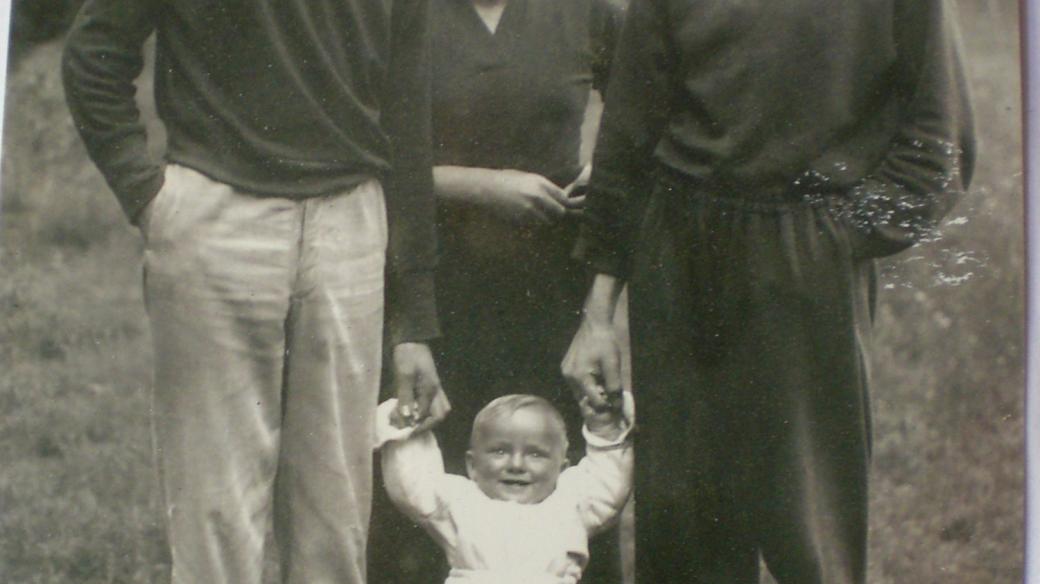 Jitka Matoušková s rodinou