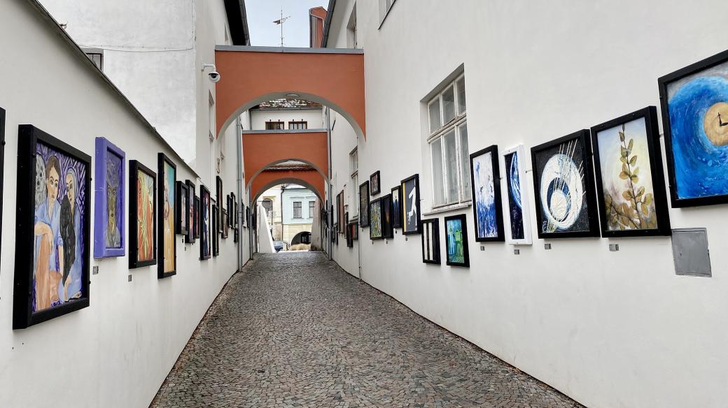 Galerie Venkovka je unikátní projekt galerie pod širým nebem svitavských amatérských umělců