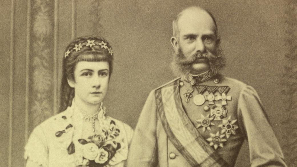 František Josef s manželkou Alžbětou