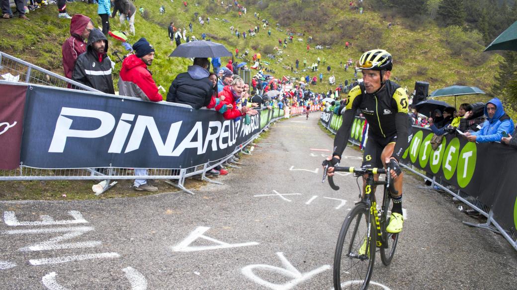 Roman Kreuziger a závěr etapy Giro d'Italia 2018 na Monte Zoncolan
