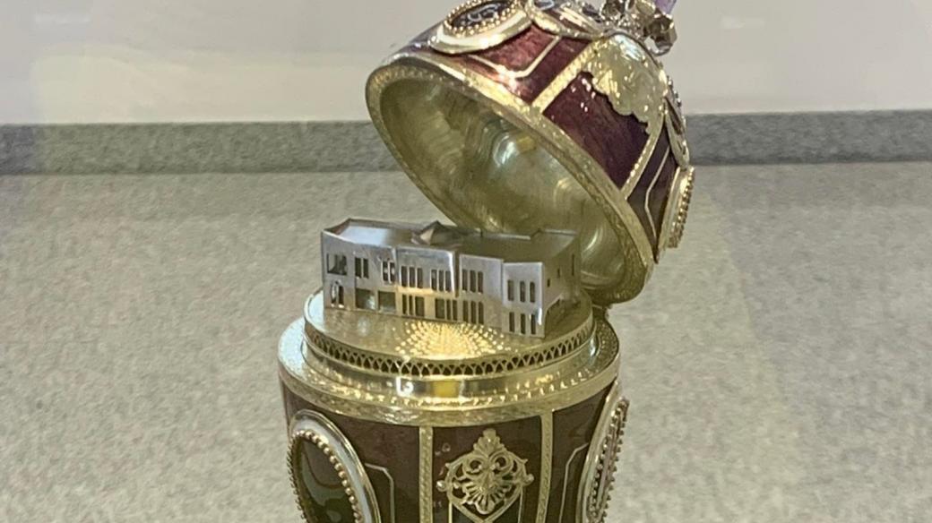 Unikátní Fabergého vejce je k vidění v Galerii minerálů ve Dvoře Králové