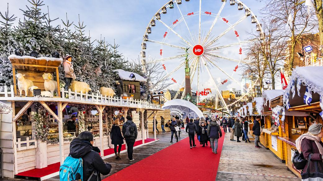 Vánoční trh v Bruselu (2018)