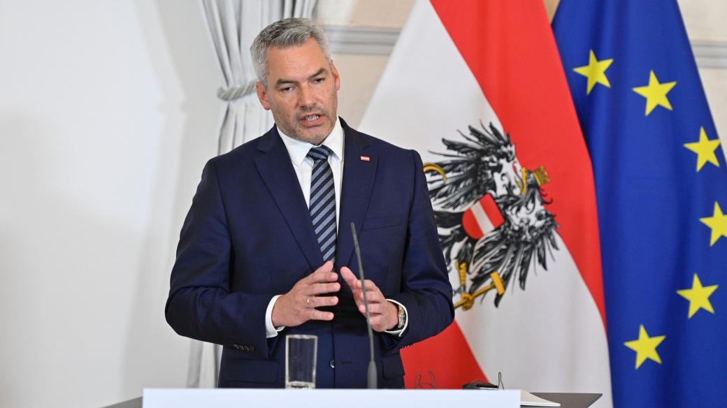 Rakouský kancléř Karl Nehammer