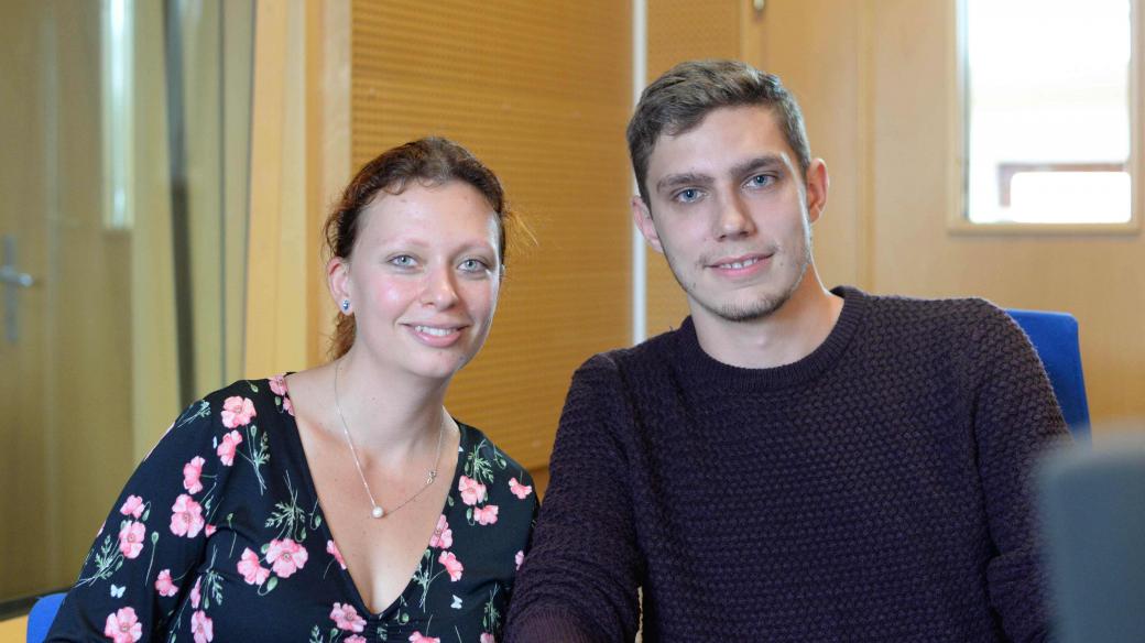 Lenka Machačová a David Švarc byli hosty Radioporadny