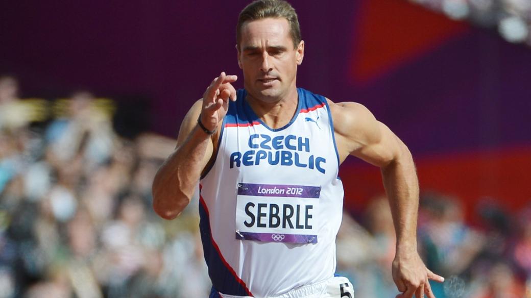 Roman Šebrle při desetiboji na olympijských hrách v Londýně