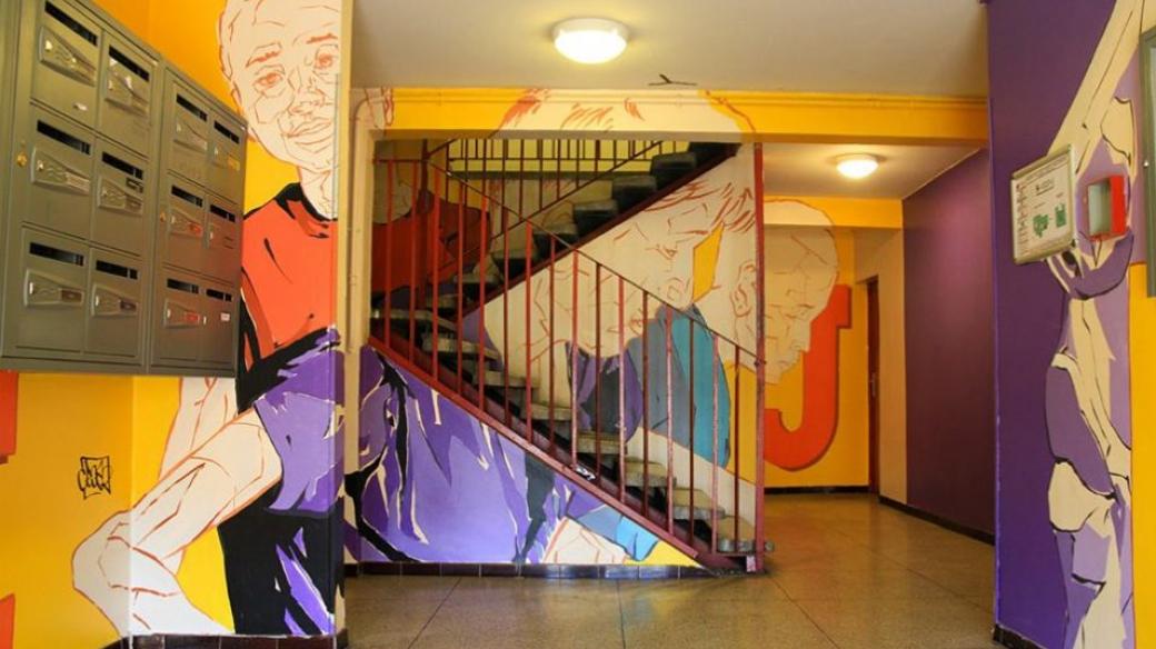 Cros2 se snaží street art využít i jako sociální nástroj, projekt Visit´Action má zútulnit sídliště la Visitation