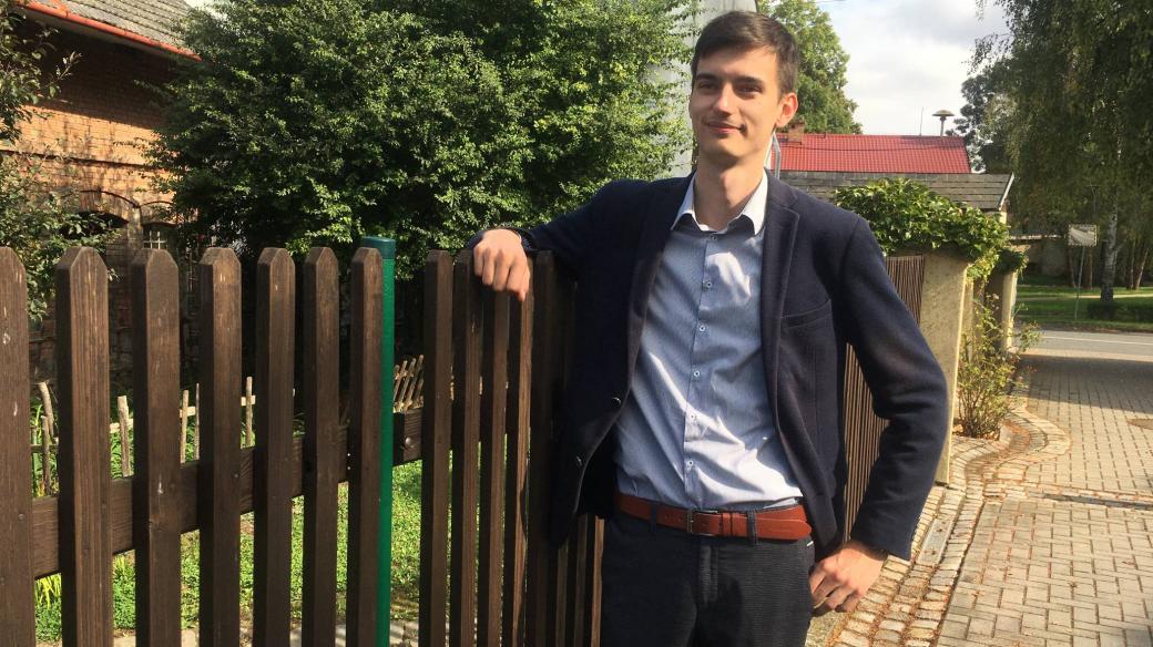 Jedenadvacetiletý starosta Tomáš Pavelka vede obec Mořice na Prostějovsku