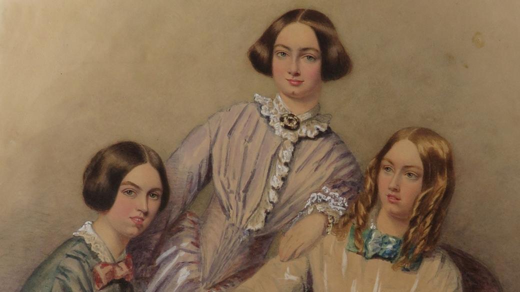 Sir Edwin Landseer: portrét sester Brontëových