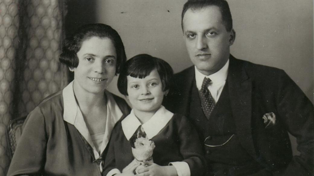 Anna Hyndráková s rodiči