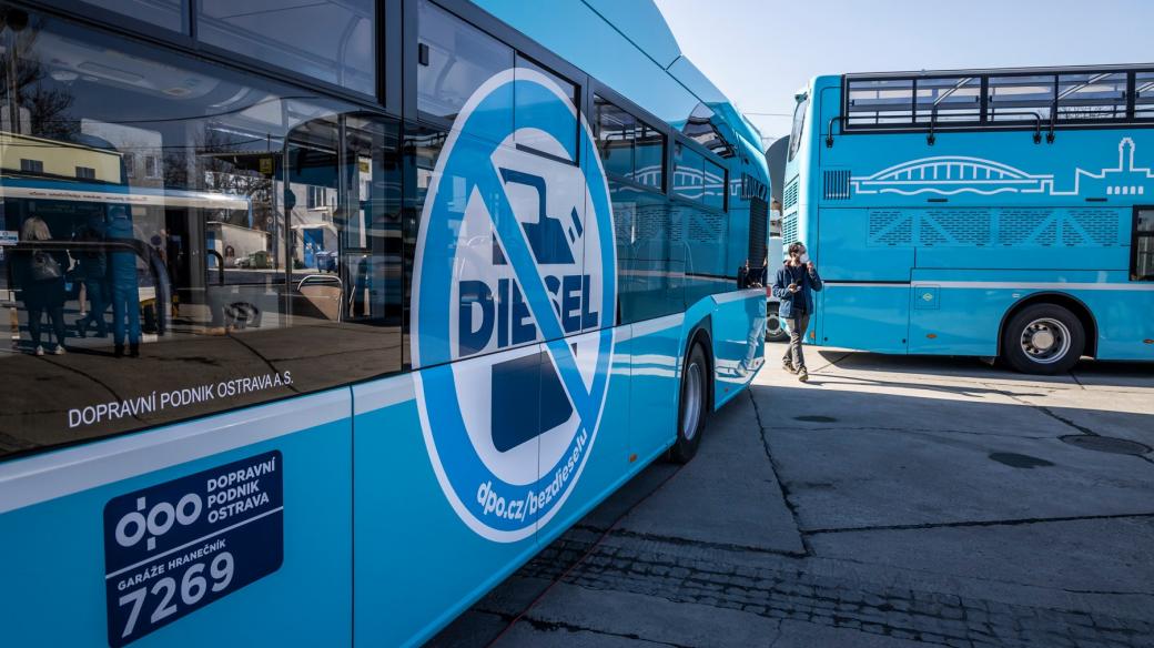Dopravní podnik Ostrava ukončil provoz dieselových autobusů