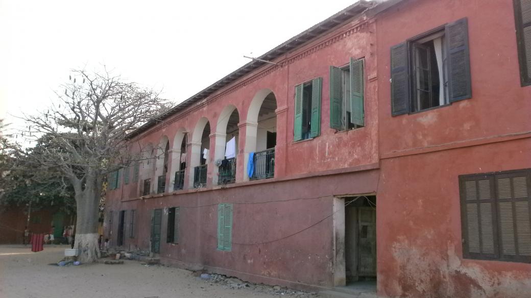Původní škola Williama Pontyho v Gorée v Senegalu
