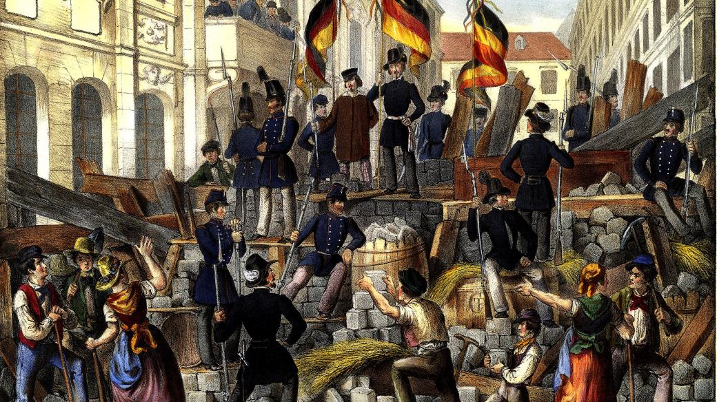 Vídeň v květnu roku 1848