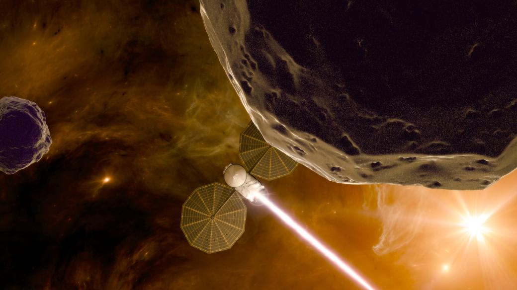 Americká sonda Lucy směřuje k Jupiterovým trojanům – planetkám, které plynného obra provázejí na jeho oběžné dráze