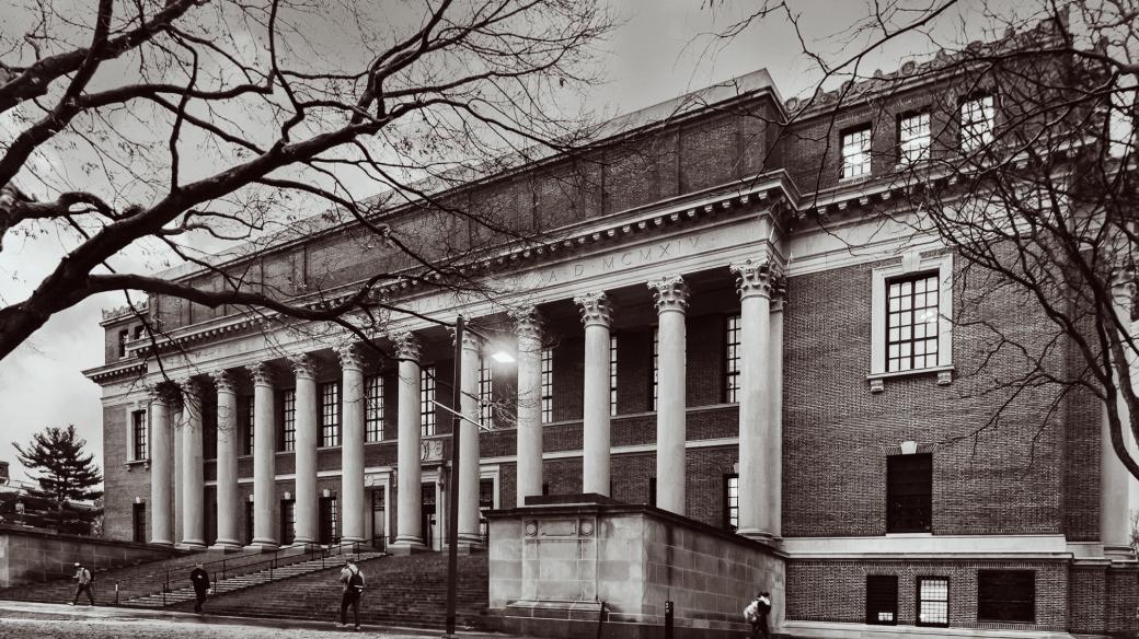 Knihovna na Harvardu